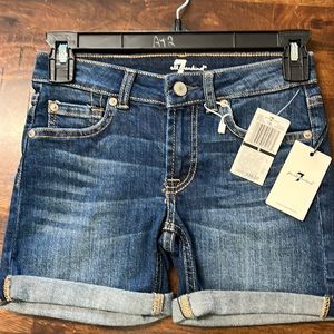 7 for all mankind denim shorts